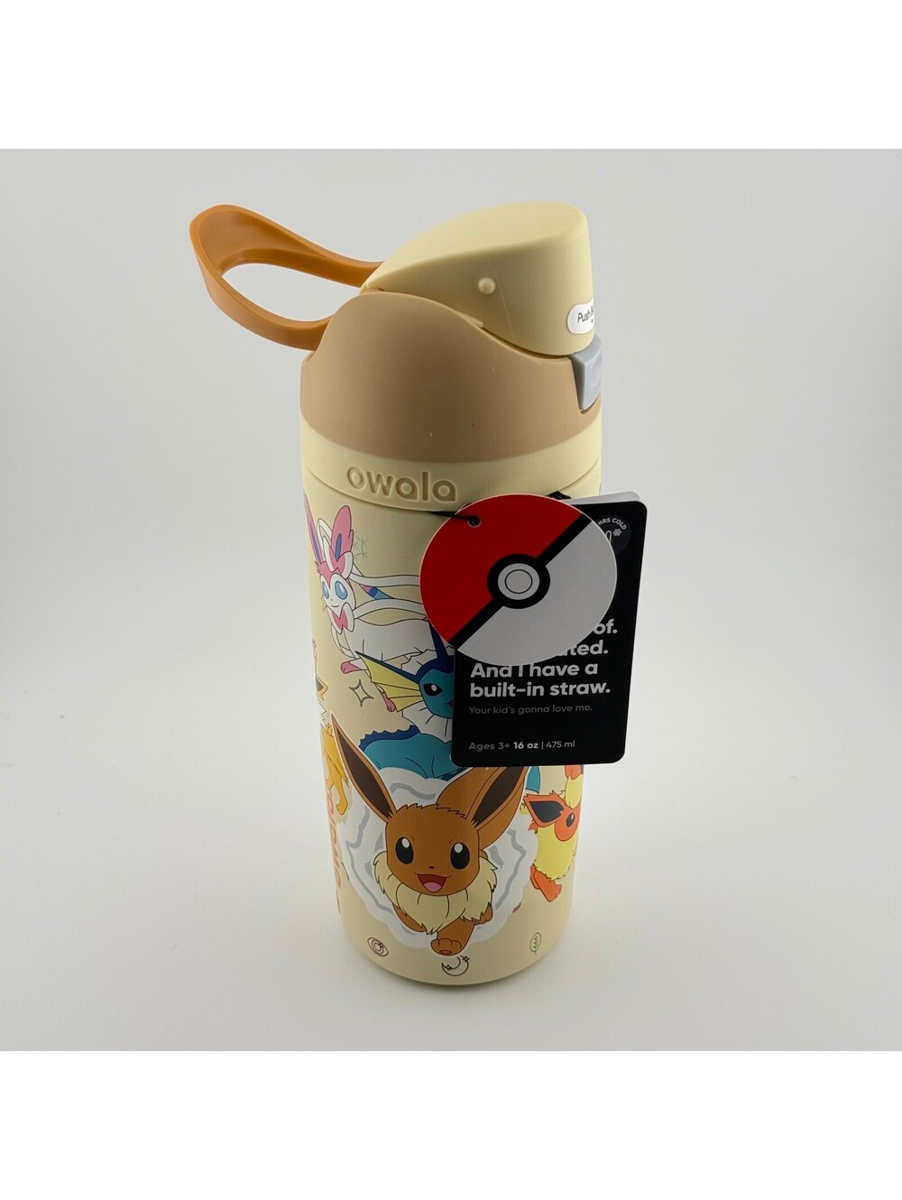 Owala Pokemon Eevee Evolutions Eeveelutions 16oz FreeSip Bottle NEW Target